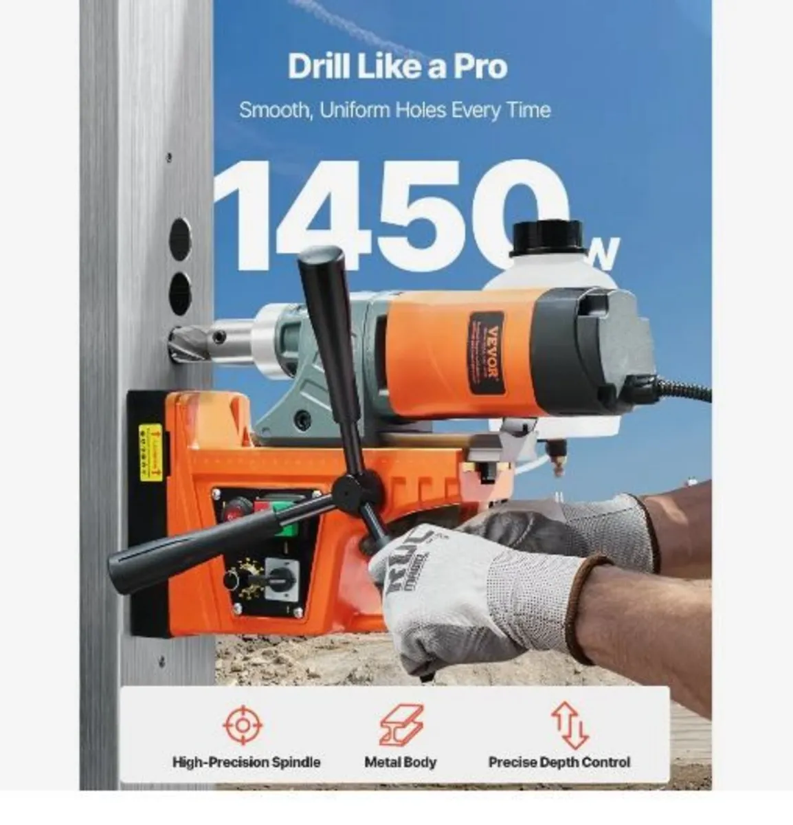 Magnetic Drill, 1450W - Image 2