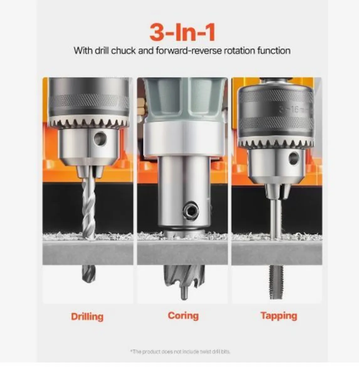 Magnetic Drill, 1450W - Image 4