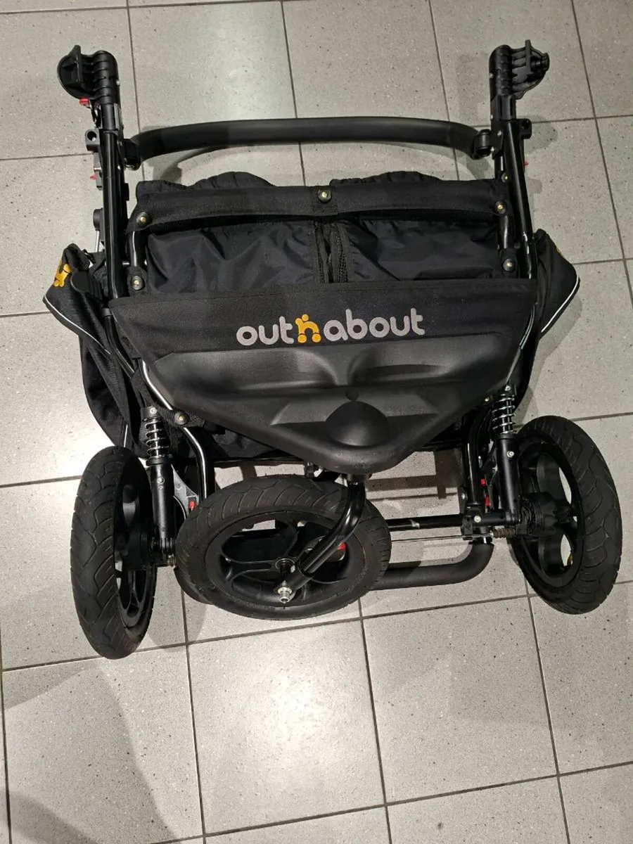 Out n About Double Buggy with snoozeshade - Image 3