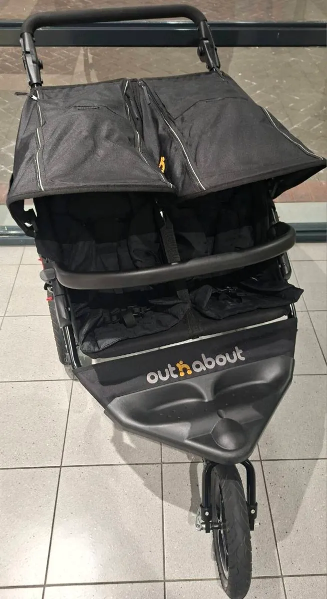Out n About Double Buggy with snoozeshade - Image 4