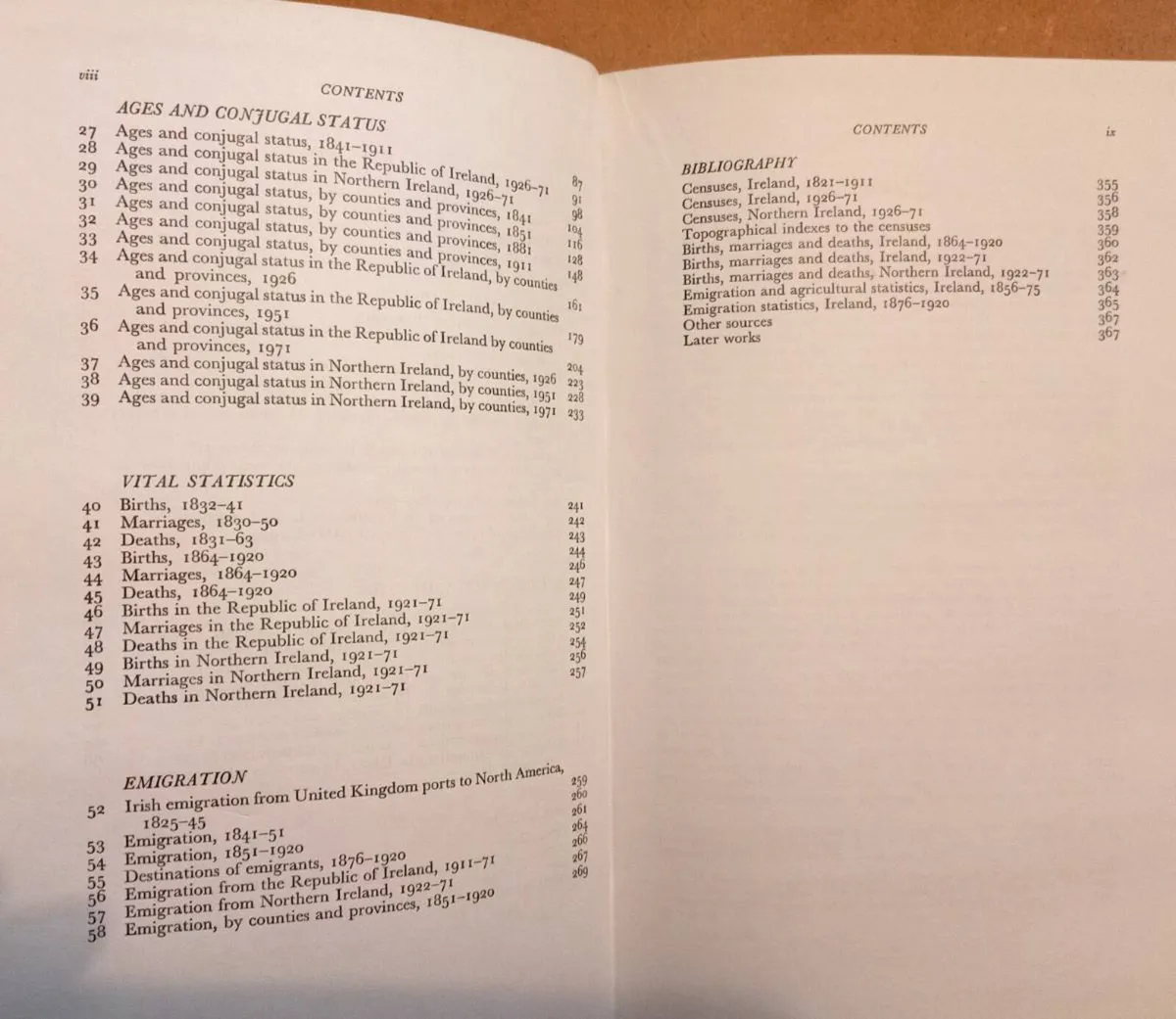 Irish History Statistics 1821 1971 Book - Image 2