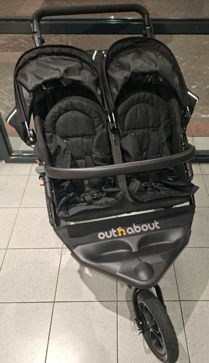 Out n About Double Buggy with snoozeshade - Image 1