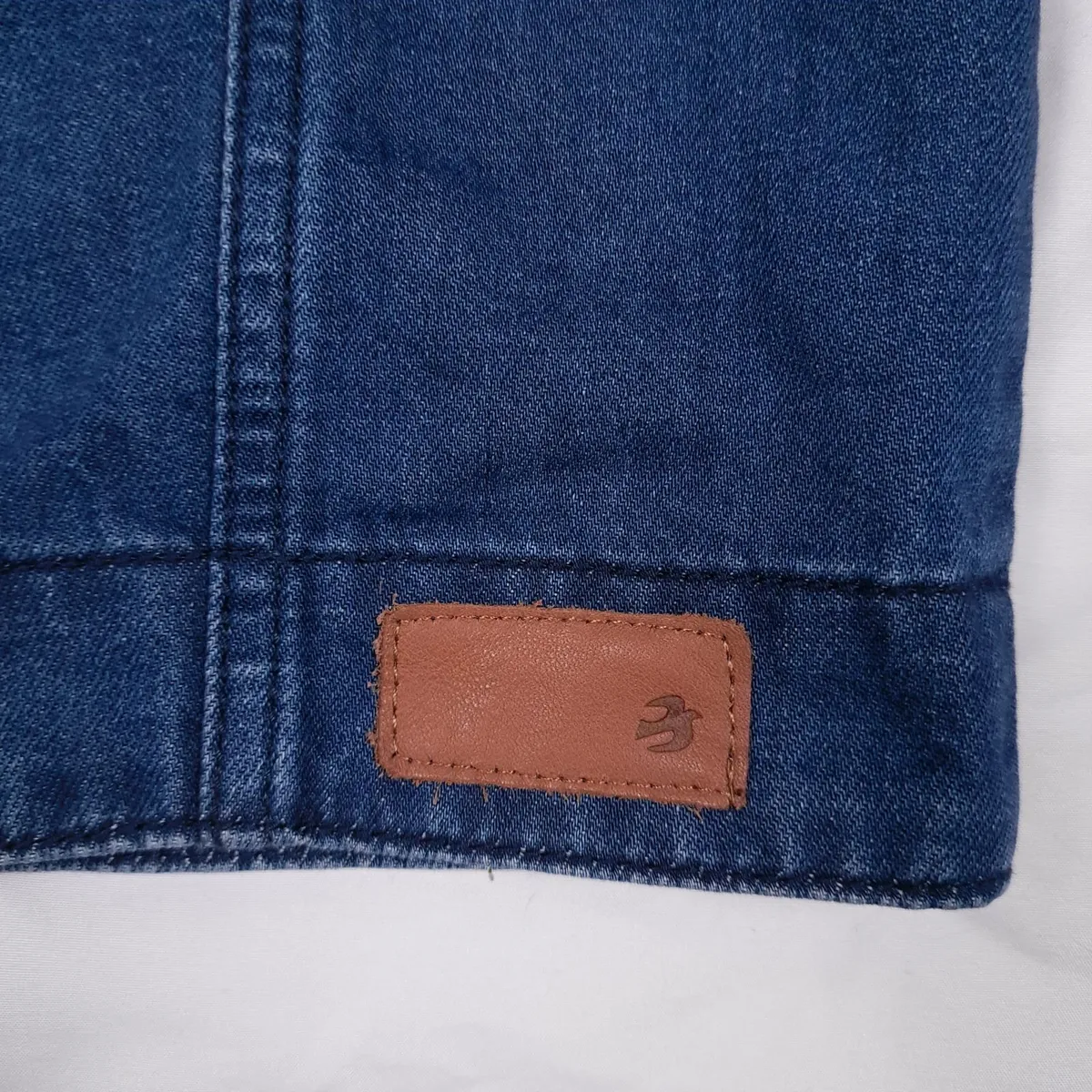 Brakeburn Dark Wash Blue Denim Utility Jacket 10UK - Image 4