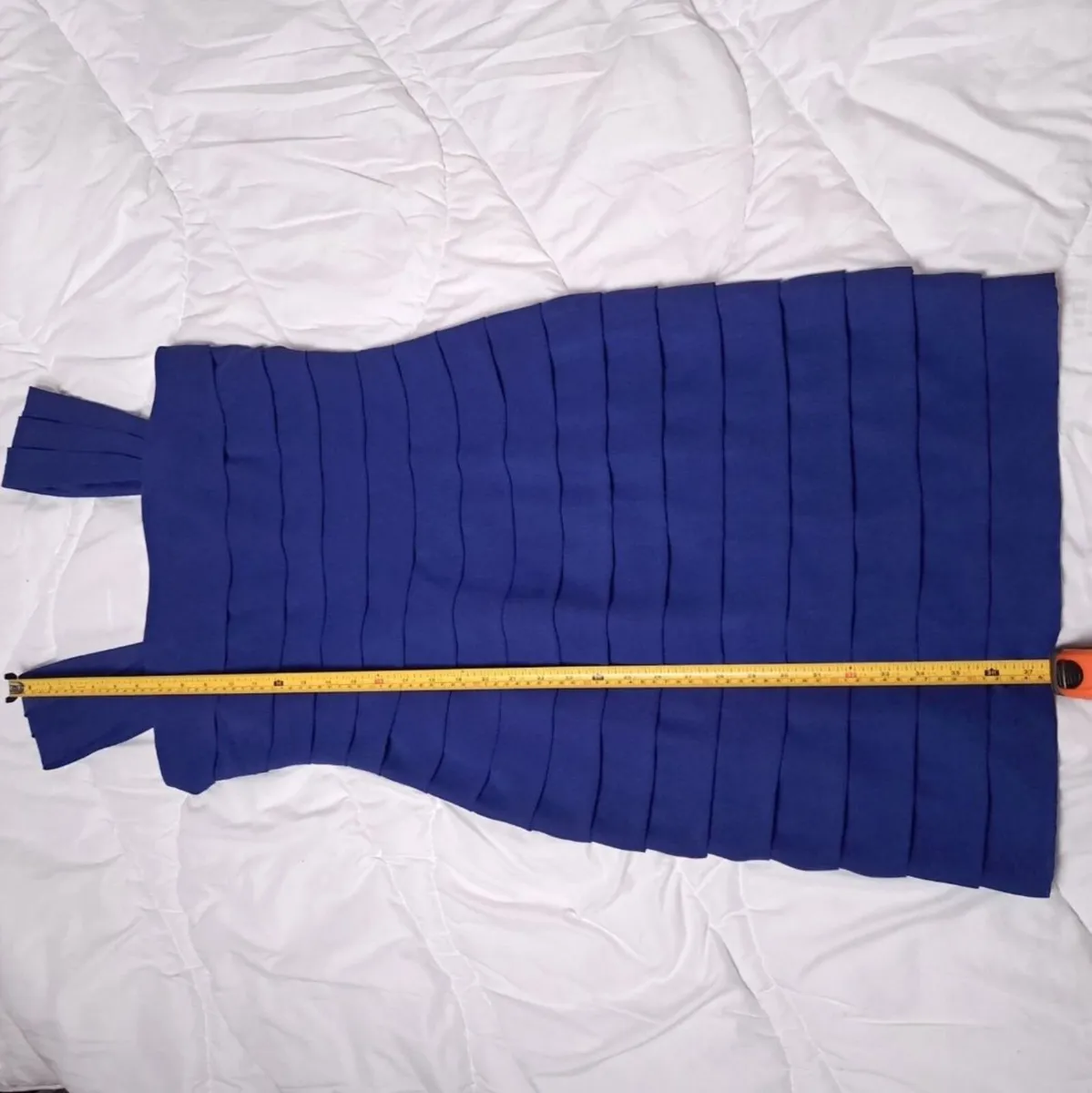 Jaeger Blue Sleeveless Bandage Mini Dress 10UK - Image 2