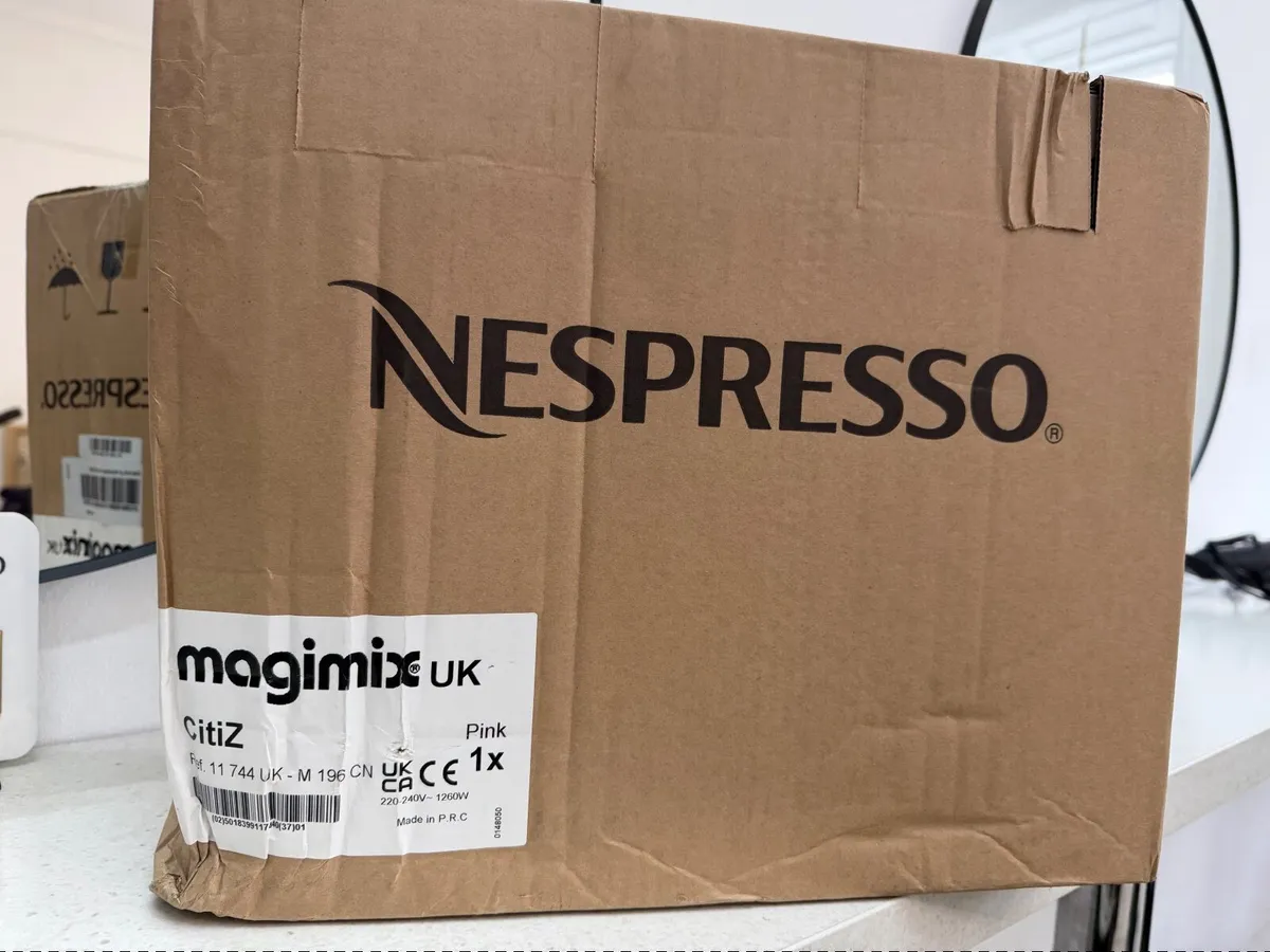 Brand New Nespresso CitiZ Coffee Machine – Rose - Image 3