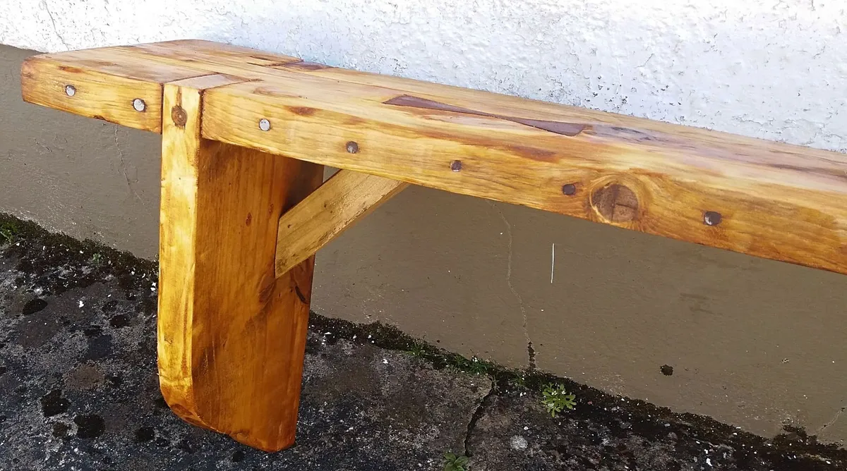 Rustic Stove Mantle / Floating Shelf - Image 3
