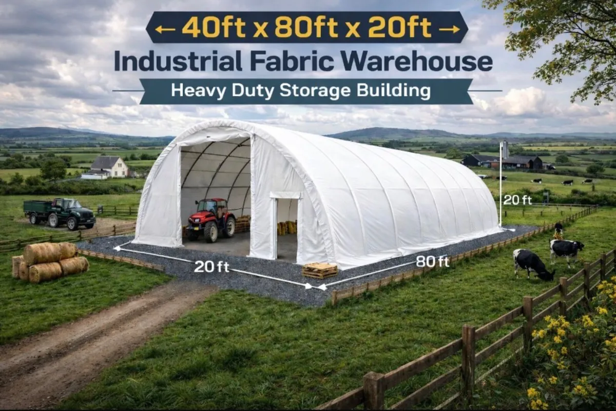 40 x 80ft Storage Pvc Shelter - Image 1