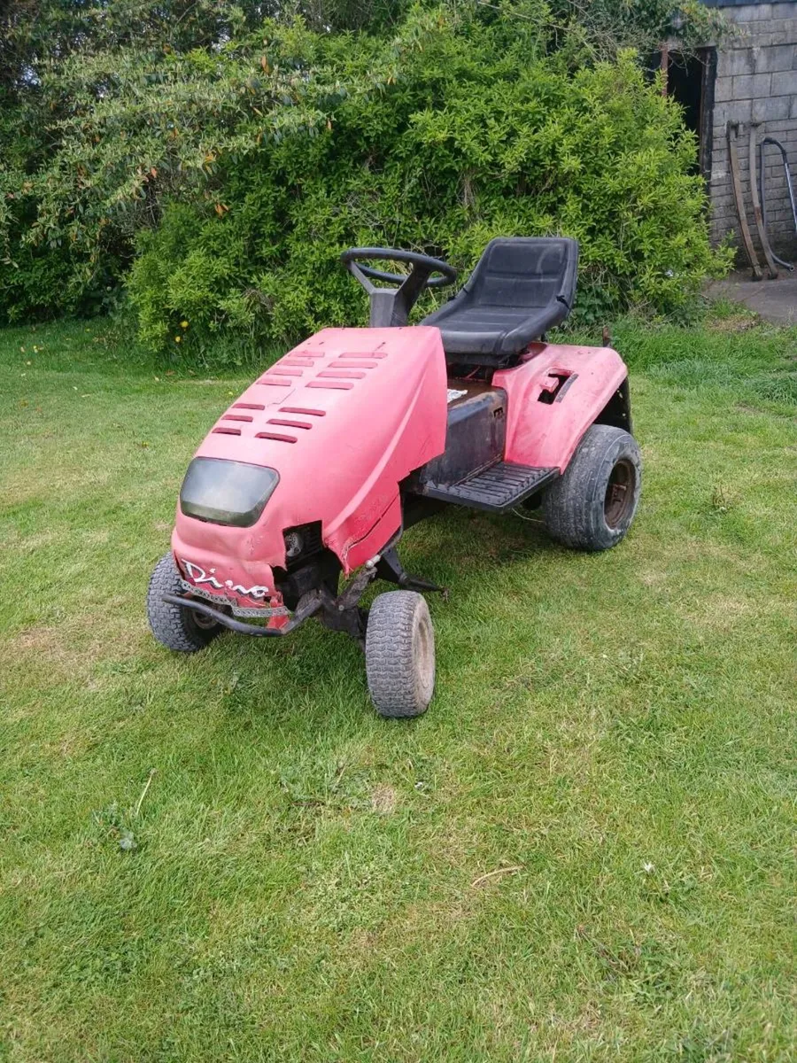Ride on lawnmower+push mower - Image 1