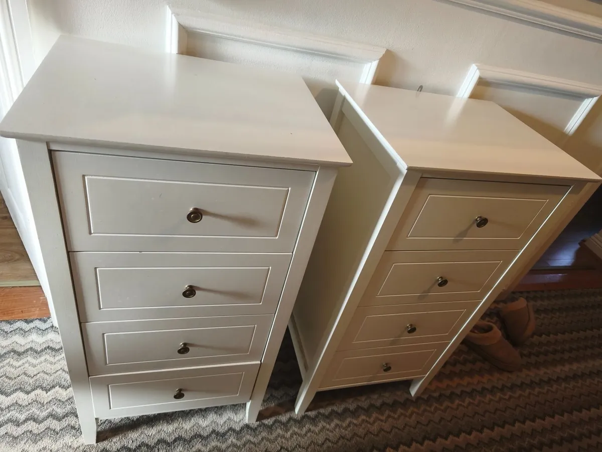 Tall Chest of Drawers x 2 - Image 2