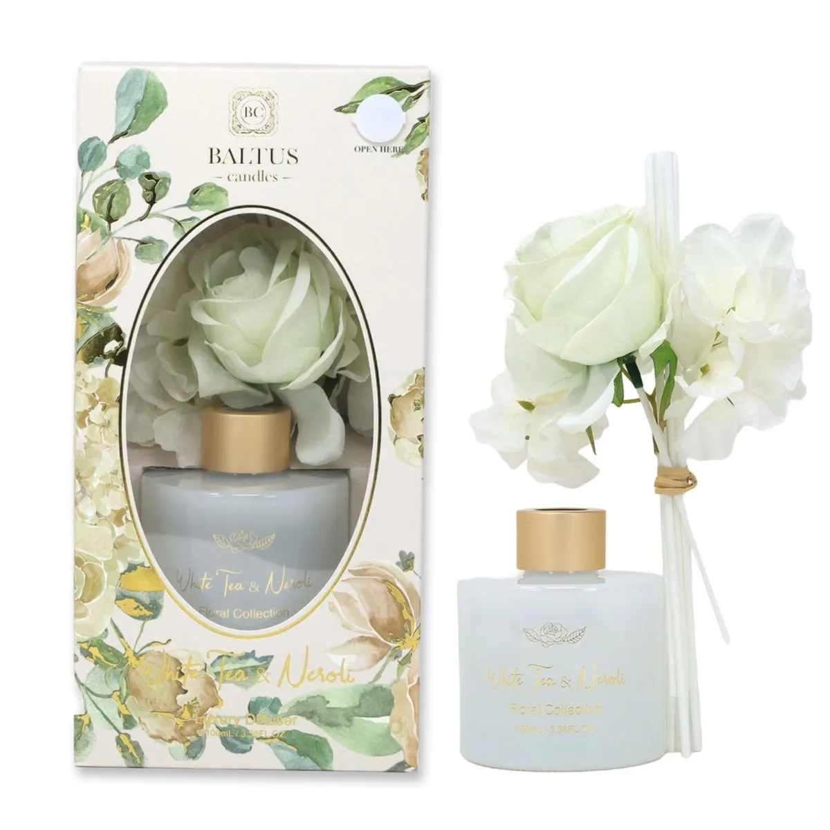 Reed Diffuser 100ml Sences White Tea & Neroli With - Image 1