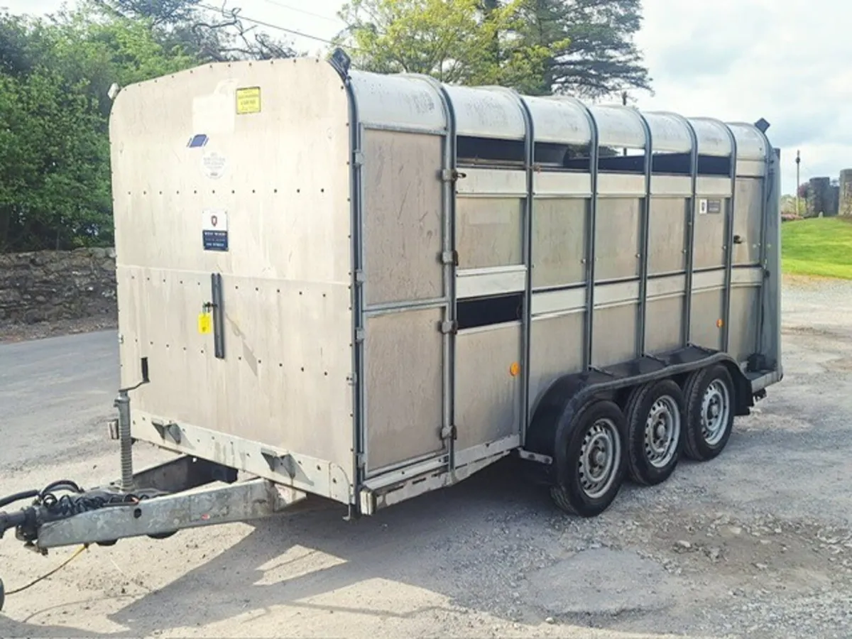 2007 Ifor Williams 14 x 6 Cattle Trailer - Image 1