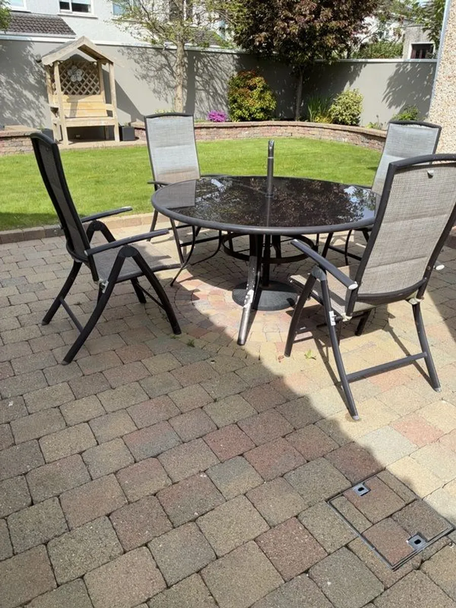 Garden Table & Chairs - Image 1