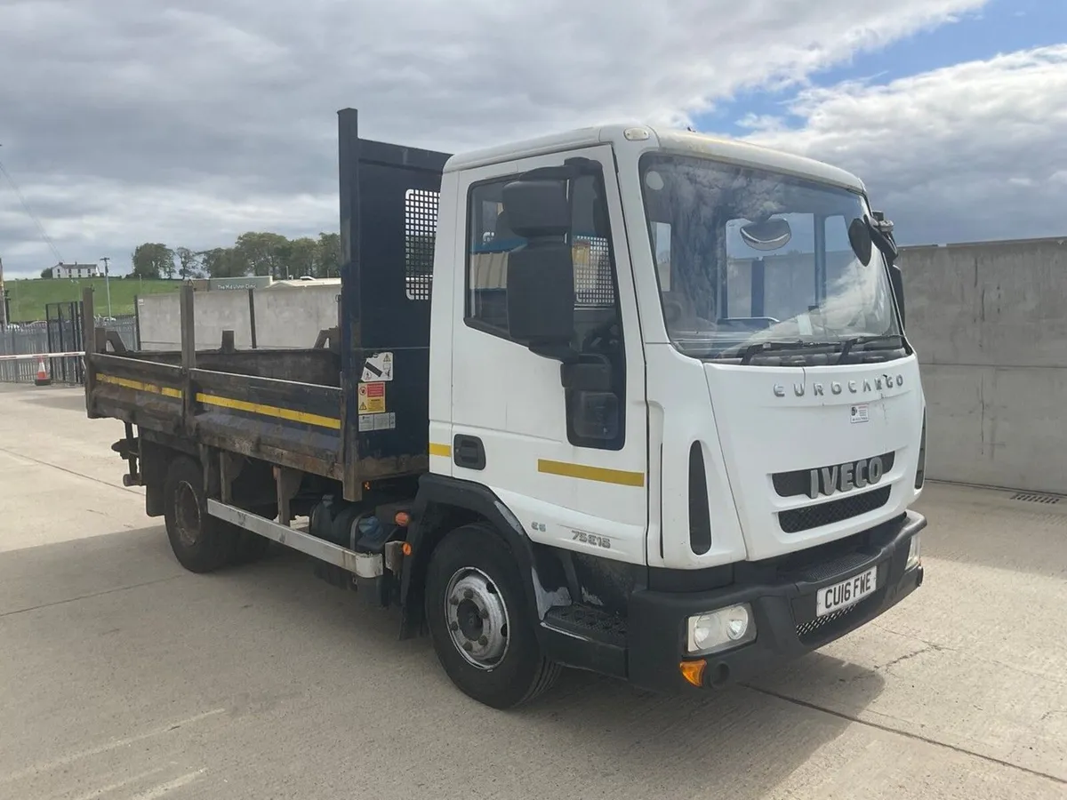 IVECO EUROCARGO EURO 6 7.5 TON DROPSIDE TIPPER - Image 1