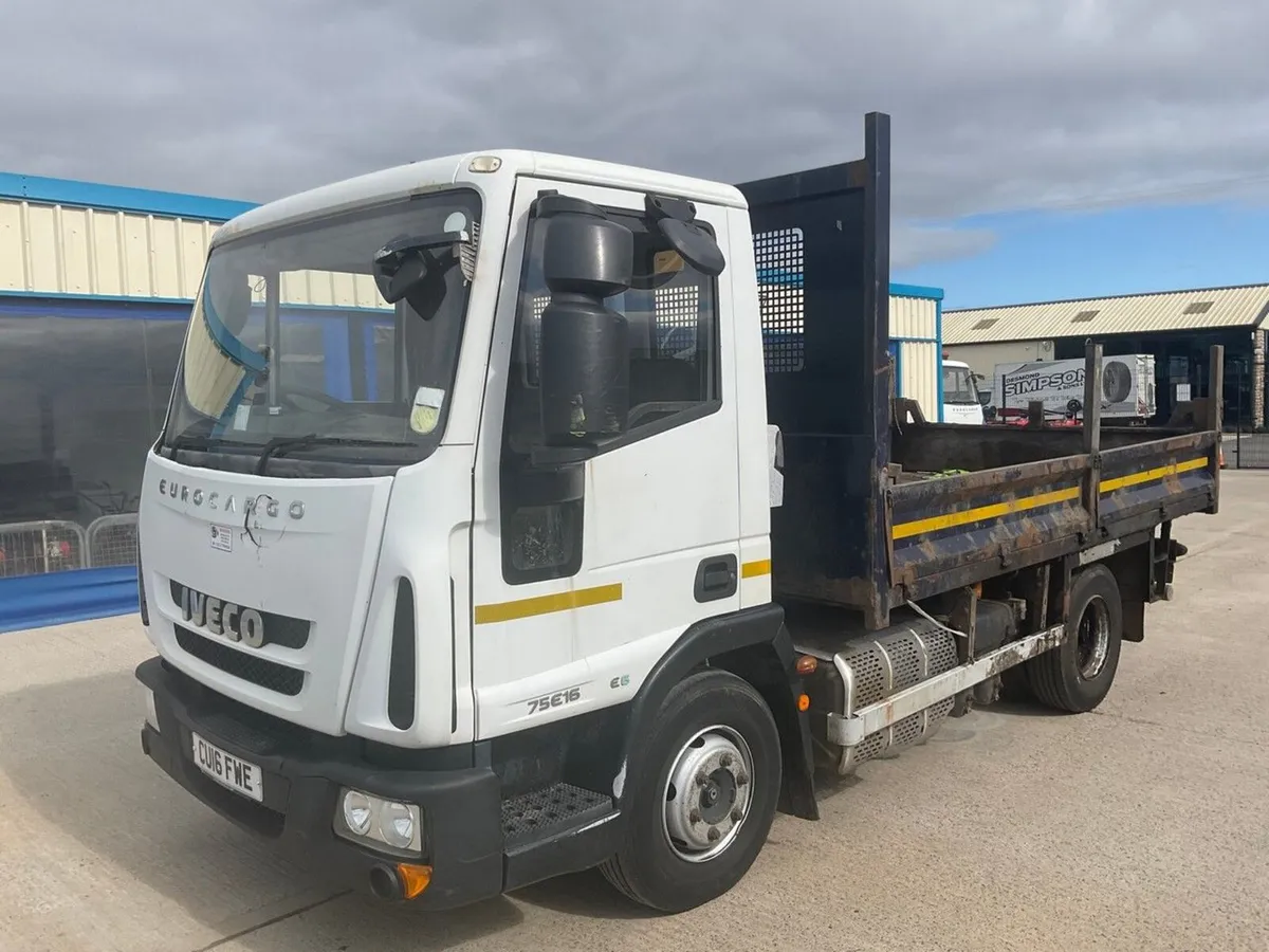 IVECO EUROCARGO EURO 6 7.5 TON DROPSIDE TIPPER - Image 4