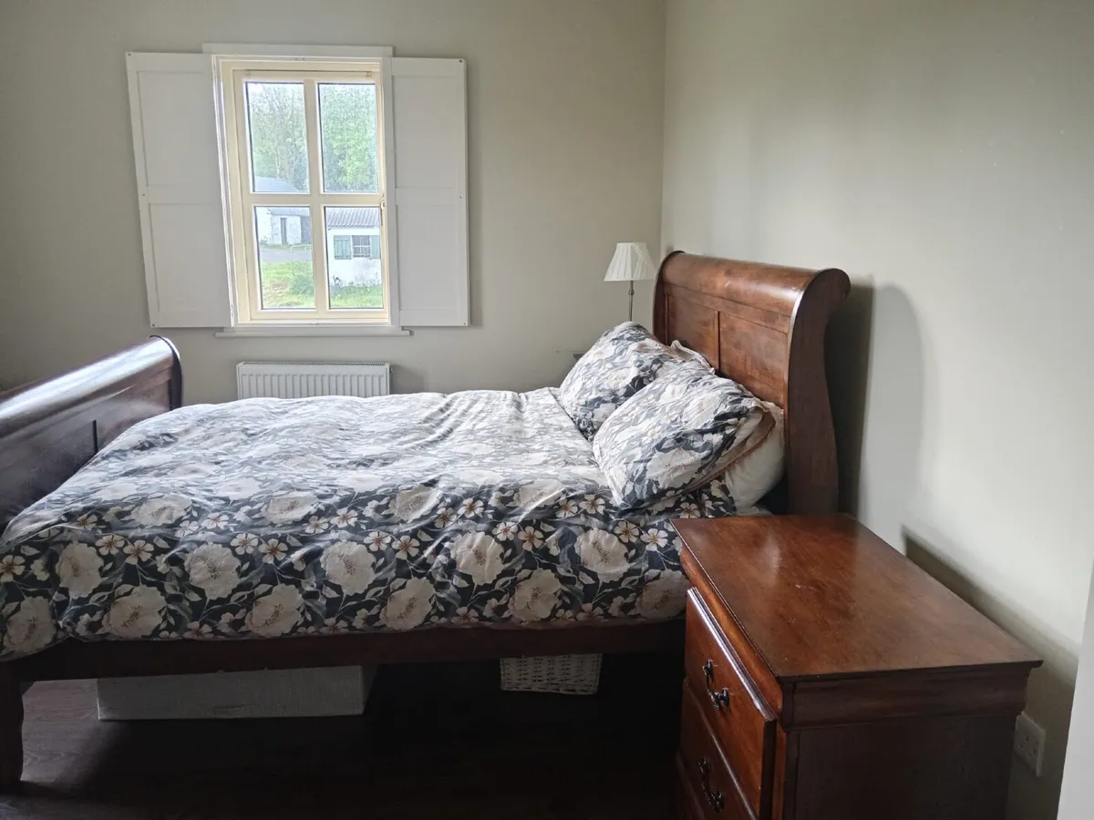 Dark Mahogany Wooden Bedroom Set - Image 2