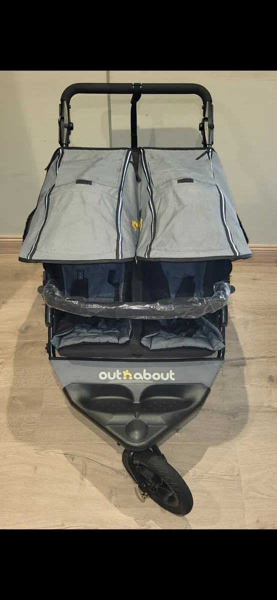 Out N About Double Pram (*new bumper bar*) - Image 1