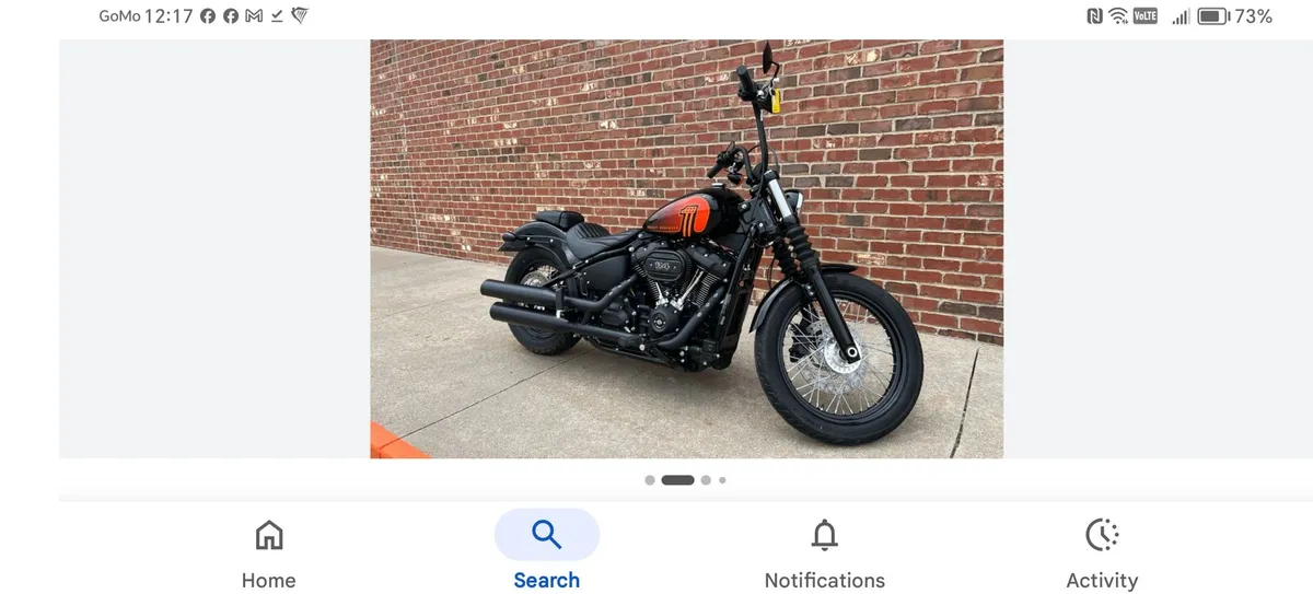 Harley Davidson 114 Streetbob. - Image 1