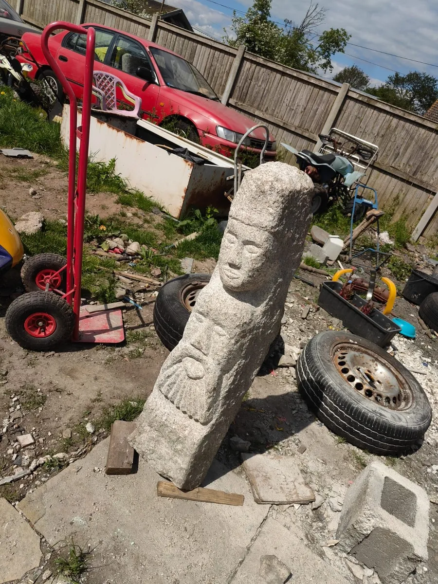 Hand sculpted stone - Image 1
