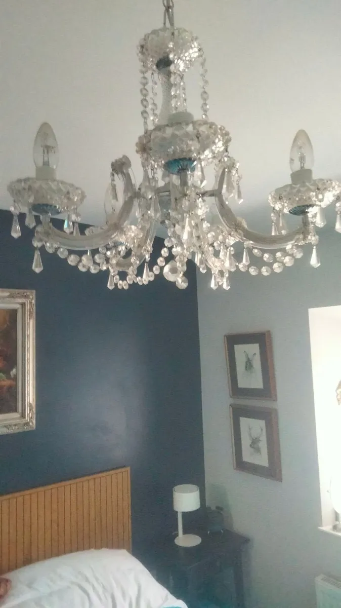 Glass Chandelier - Image 2