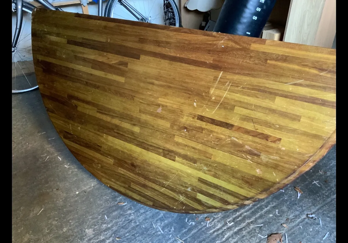 Large breakfast wooden table - Image 4