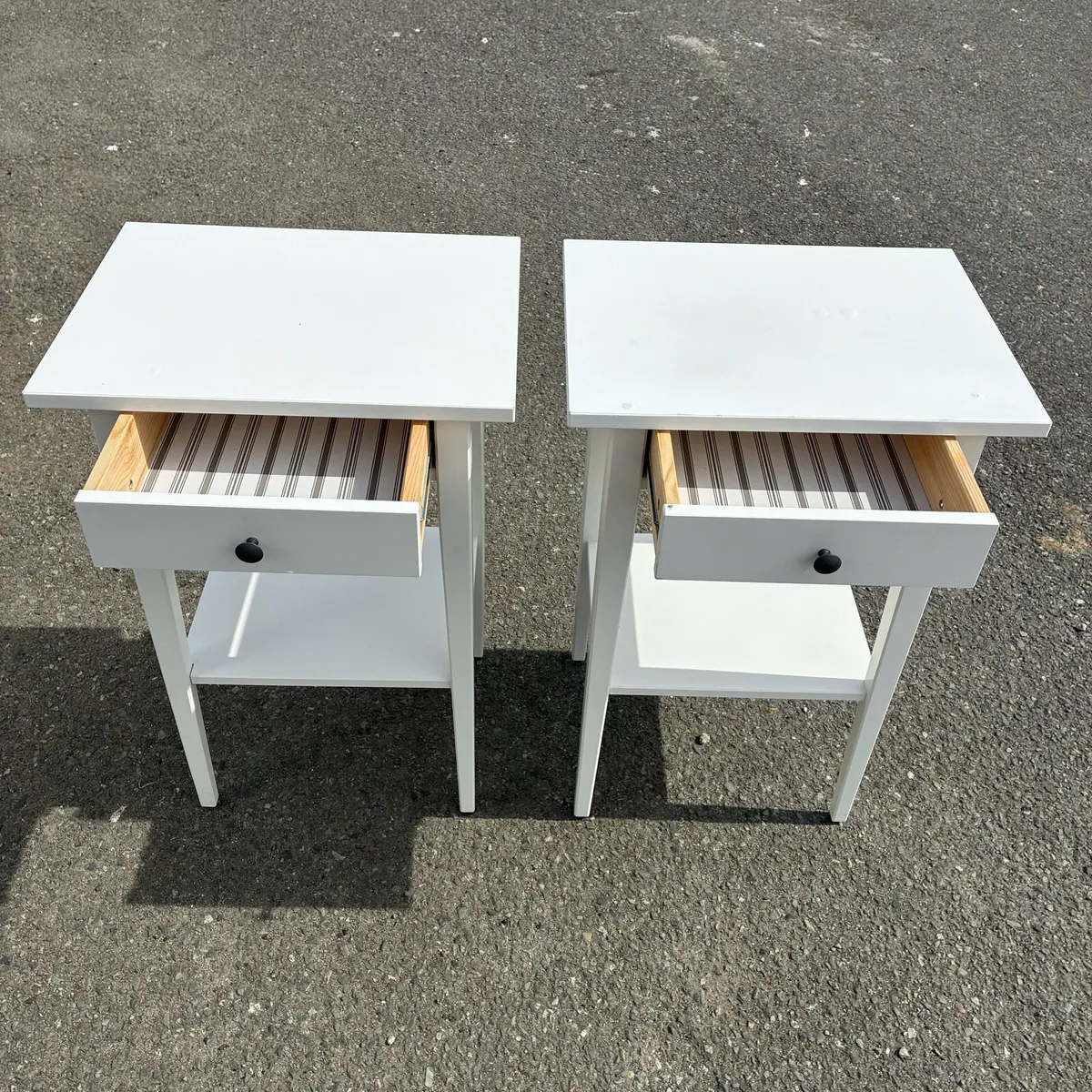 Two White Lockers with drawer - Image 3