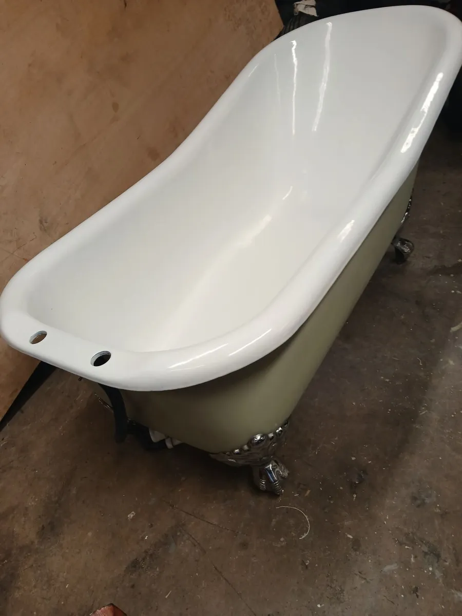 Cast iron slipper bath - Image 2