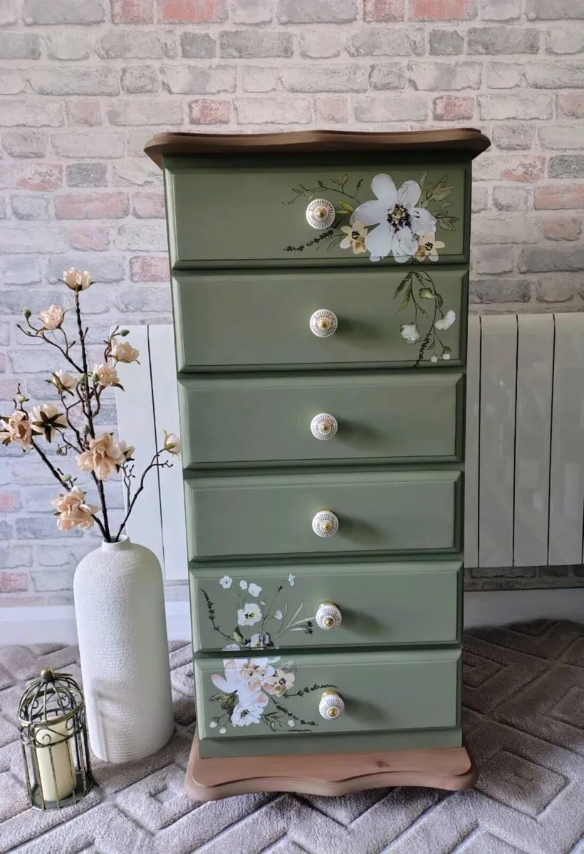 Tall Boy Chest of Drawers - Image 2