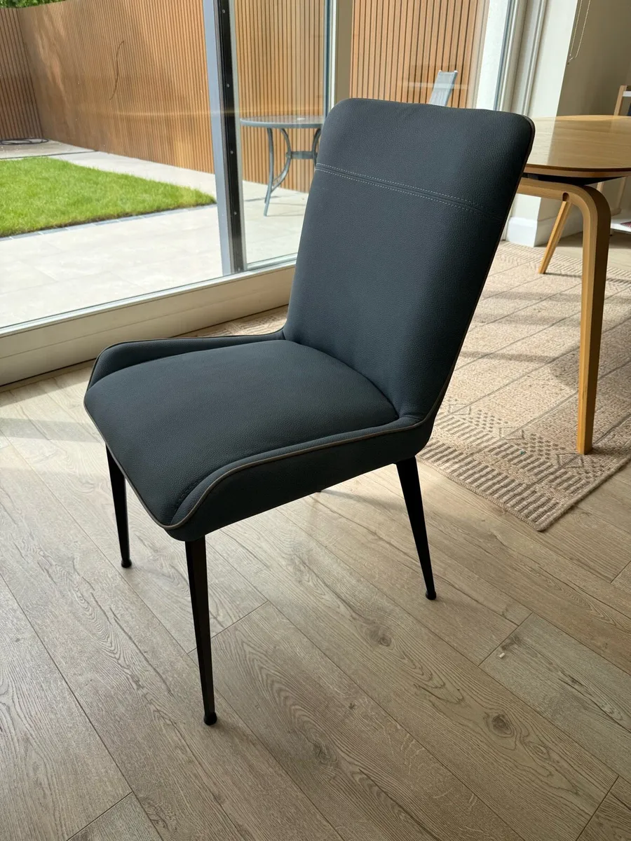 Dylan Dining Chairs - set of 4 in grey - Image 2