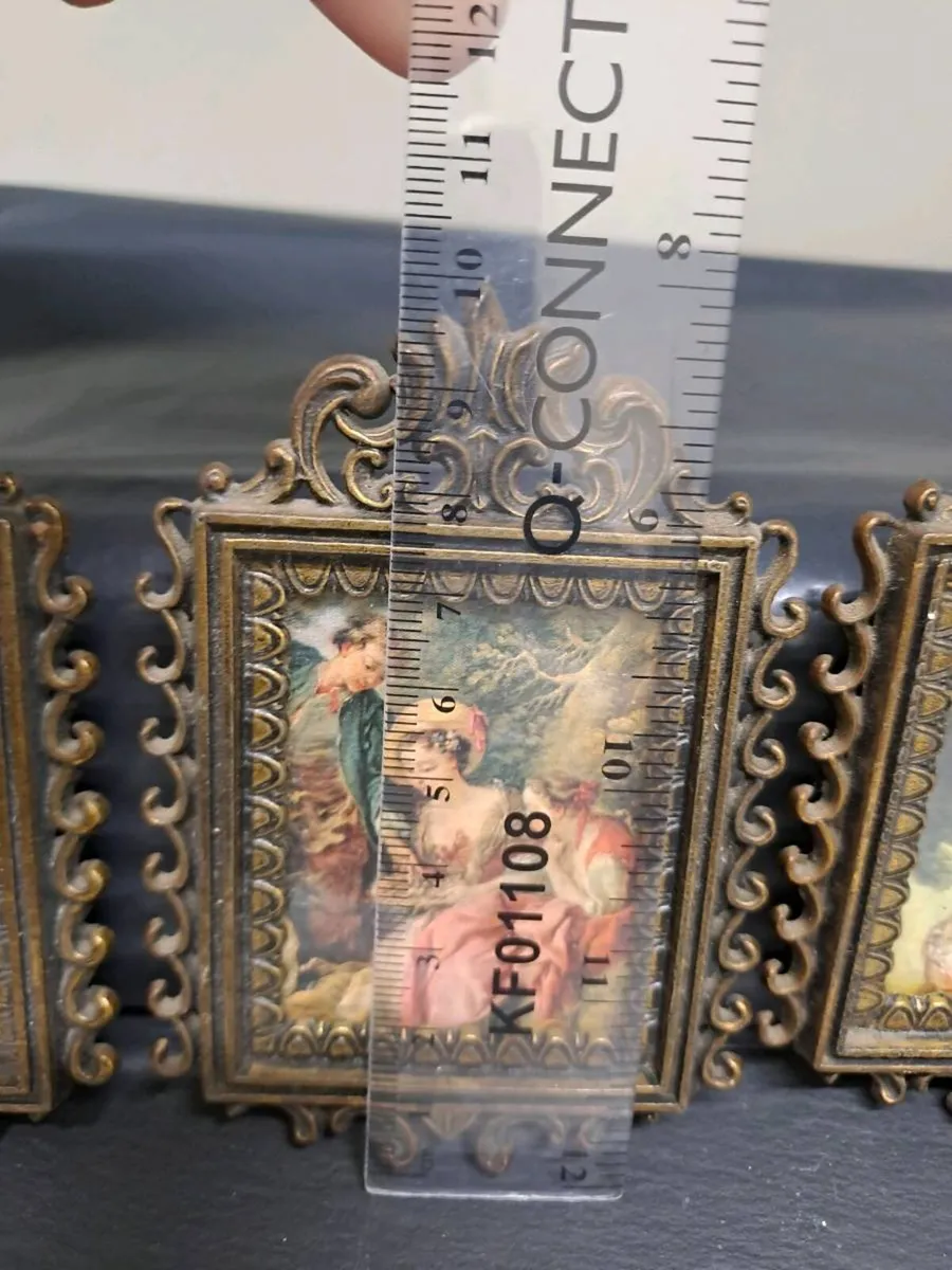 Vintage 1950s Italian Dollhouse Miniature Artwork - Image 2