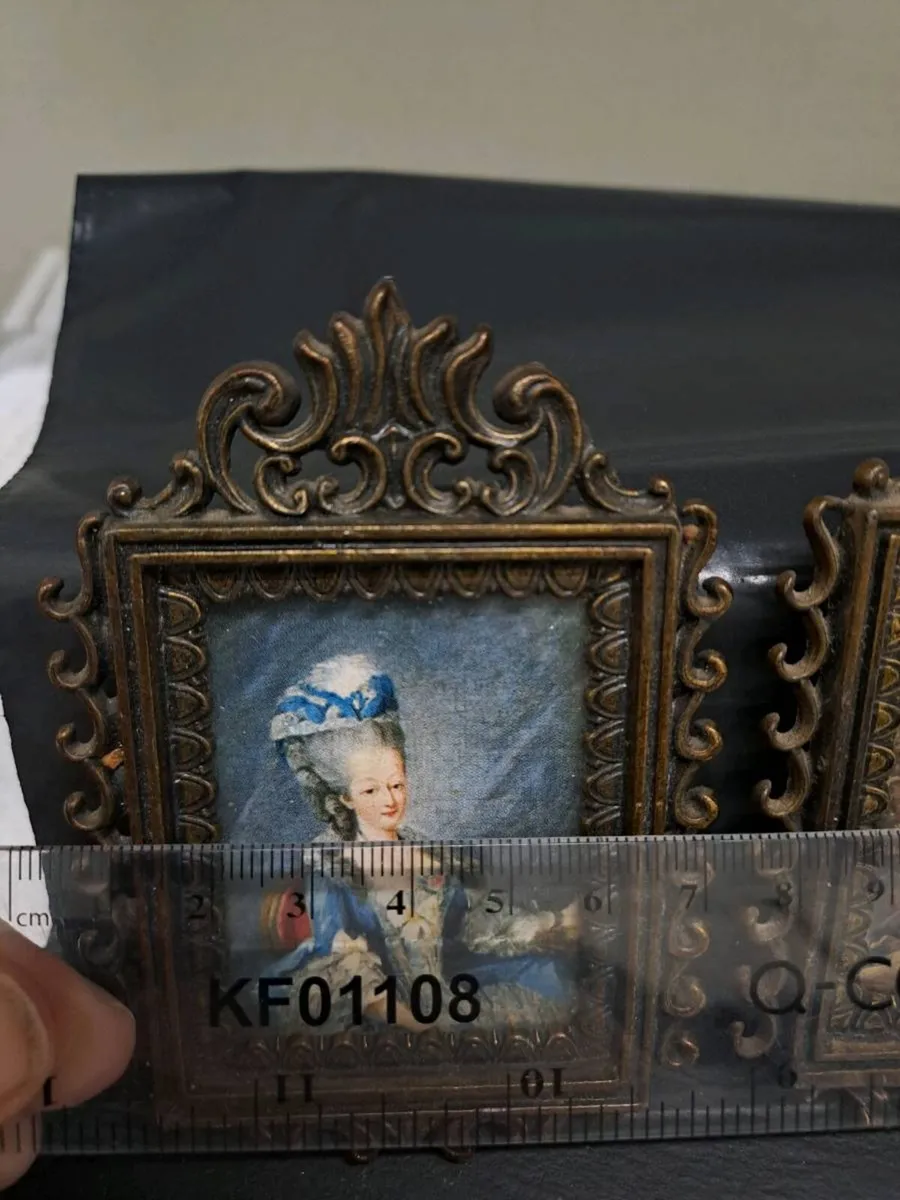 Vintage 1950s Italian Dollhouse Miniature Artwork - Image 3