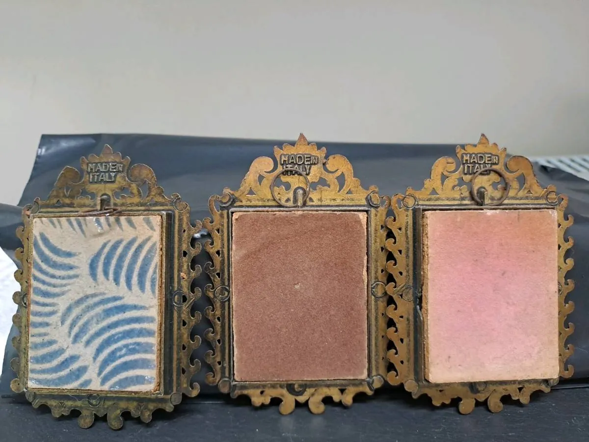 Vintage 1950s Italian Dollhouse Miniature Artwork - Image 4