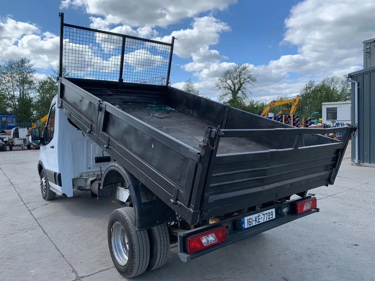 2016 FORD TRANSIT TWIN WHEEL TIPPER FOR AUCTION - Image 3