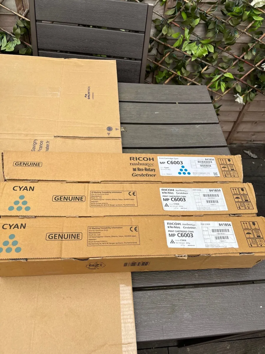 Ricoh Cyan C6003 Cyan Ink Toner - Image 1