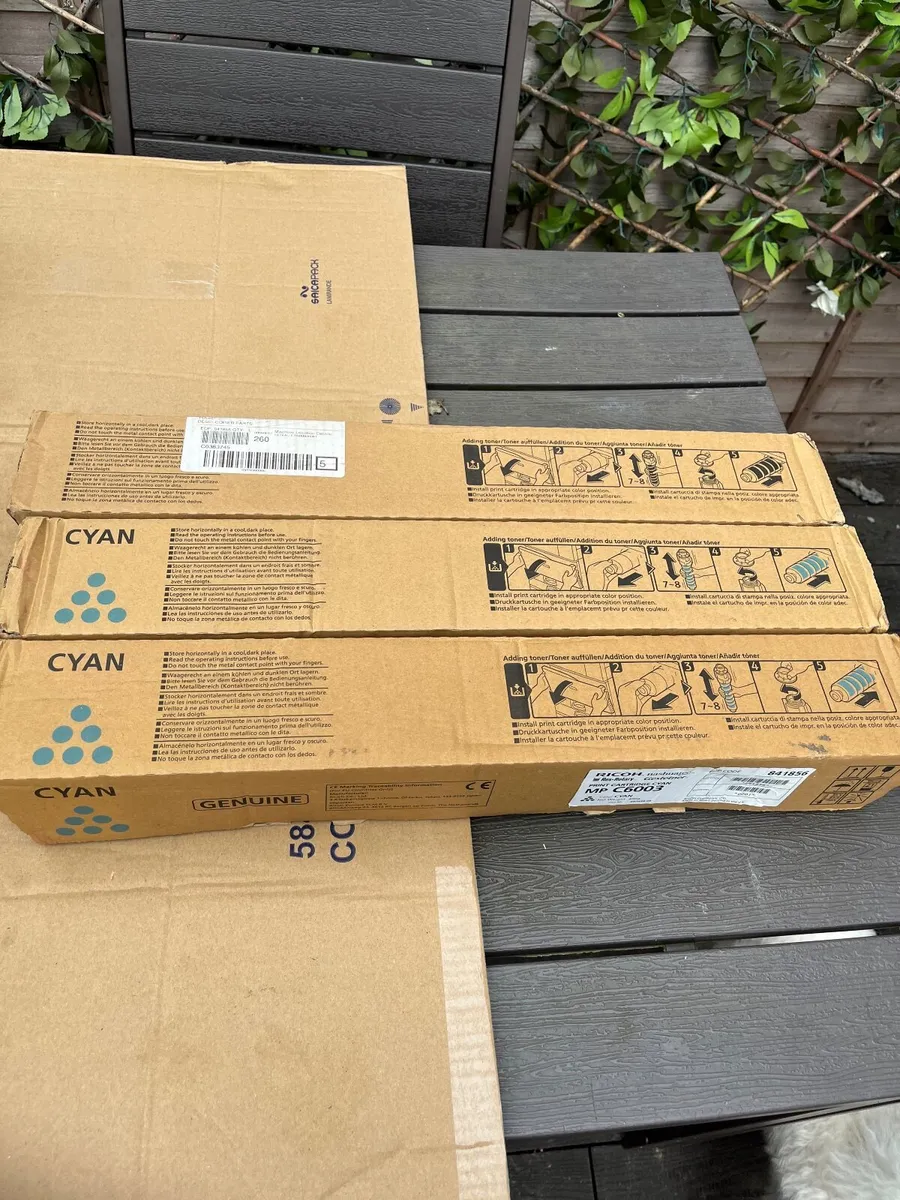 Ricoh Cyan C6003 Cyan Ink Toner - Image 2