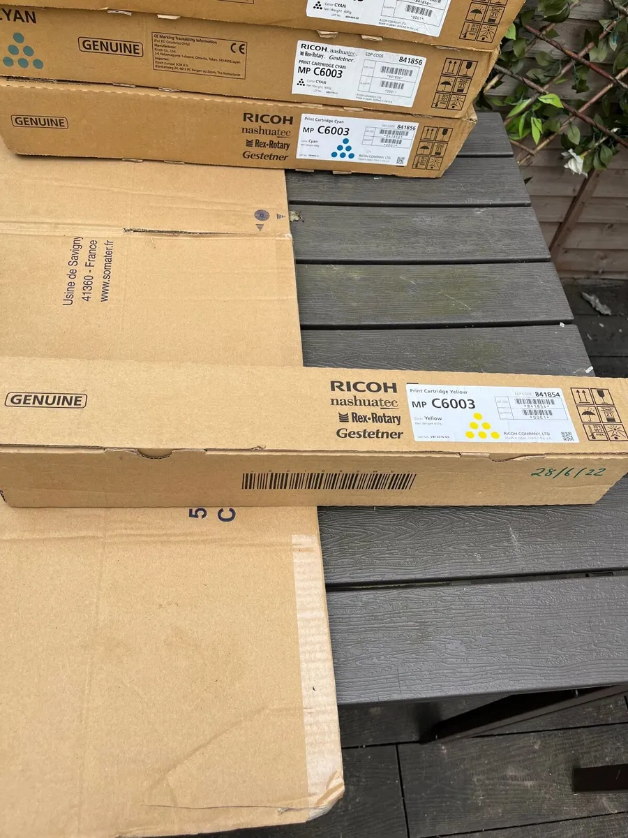 Ricoh MP C6003 Yellow Ink Toner - Image 1