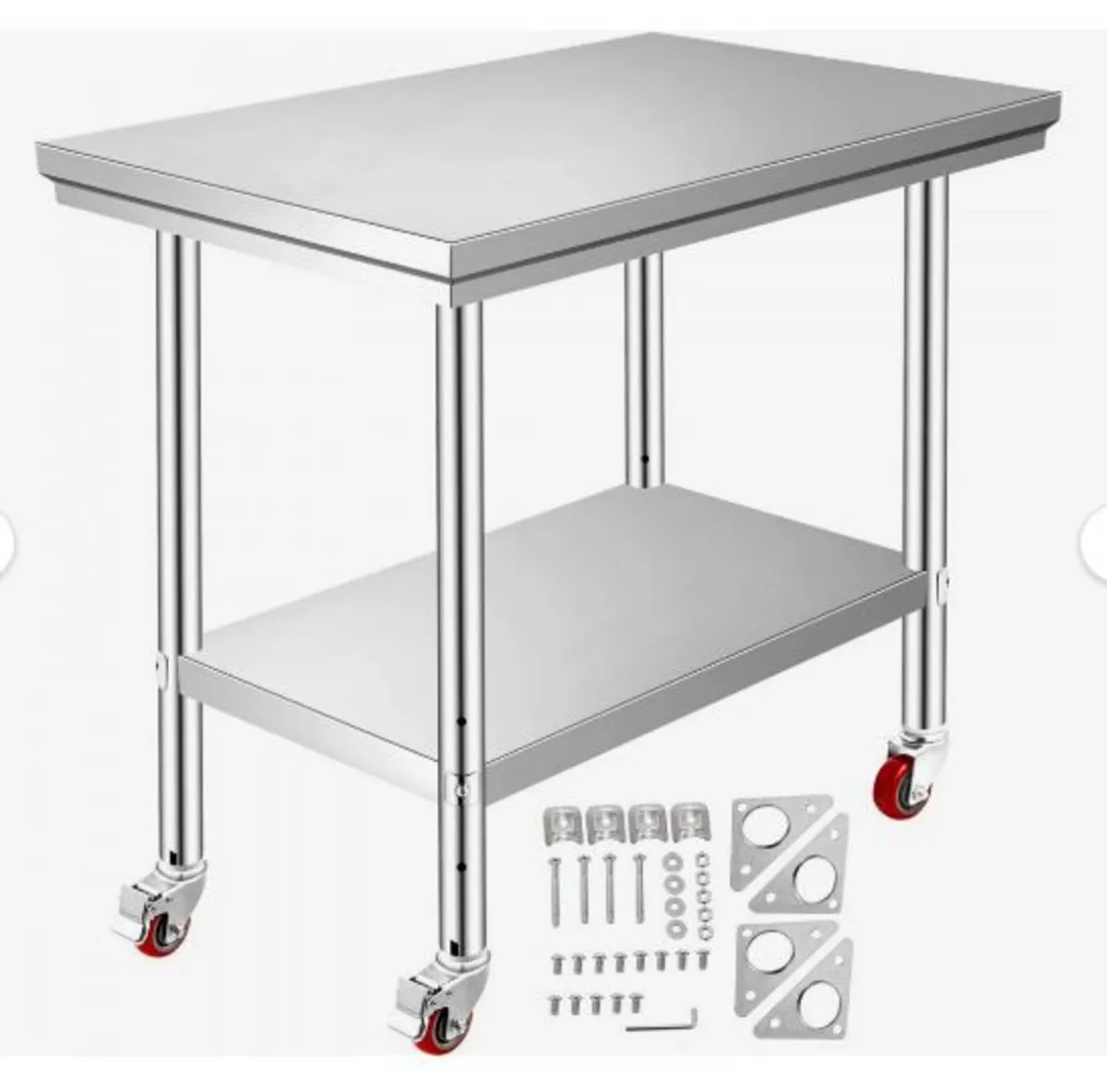 Stainless Steel Work Table 35 x 24 x 33 Inch - Image 2