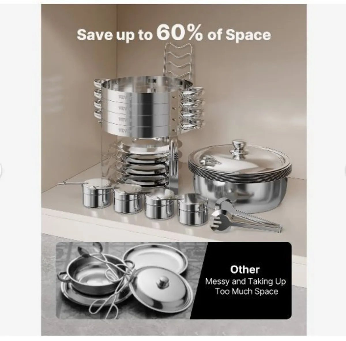 Chafing Dish Buffet Set, 5 Qt 4 Pack - Image 3