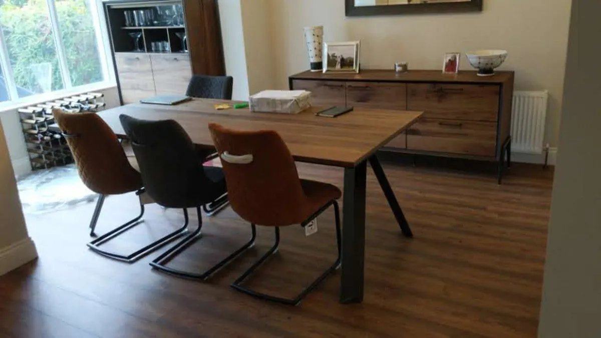 Contemporary Dining Suite - Dining Table and Chair - Image 2
