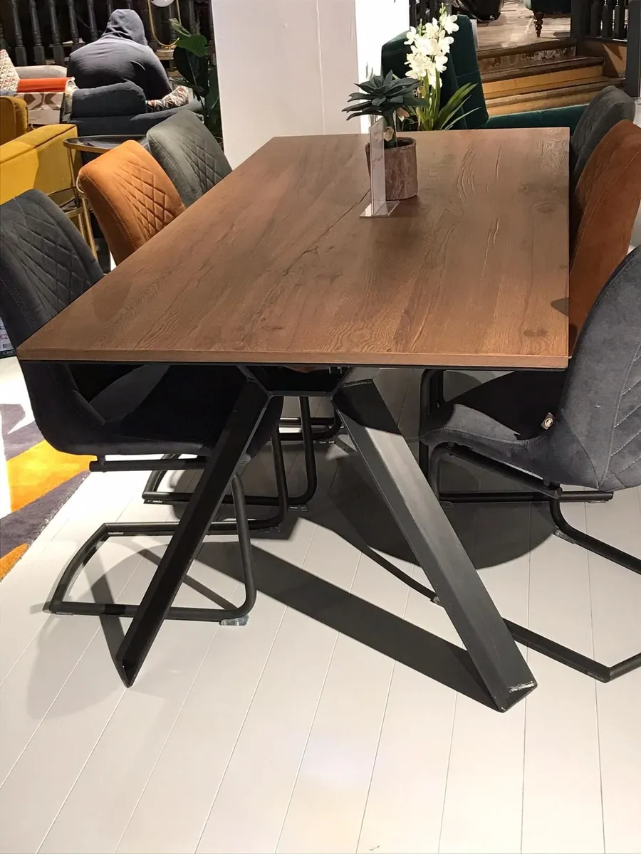 Contemporary Dining Suite - Dining Table and Chair - Image 1
