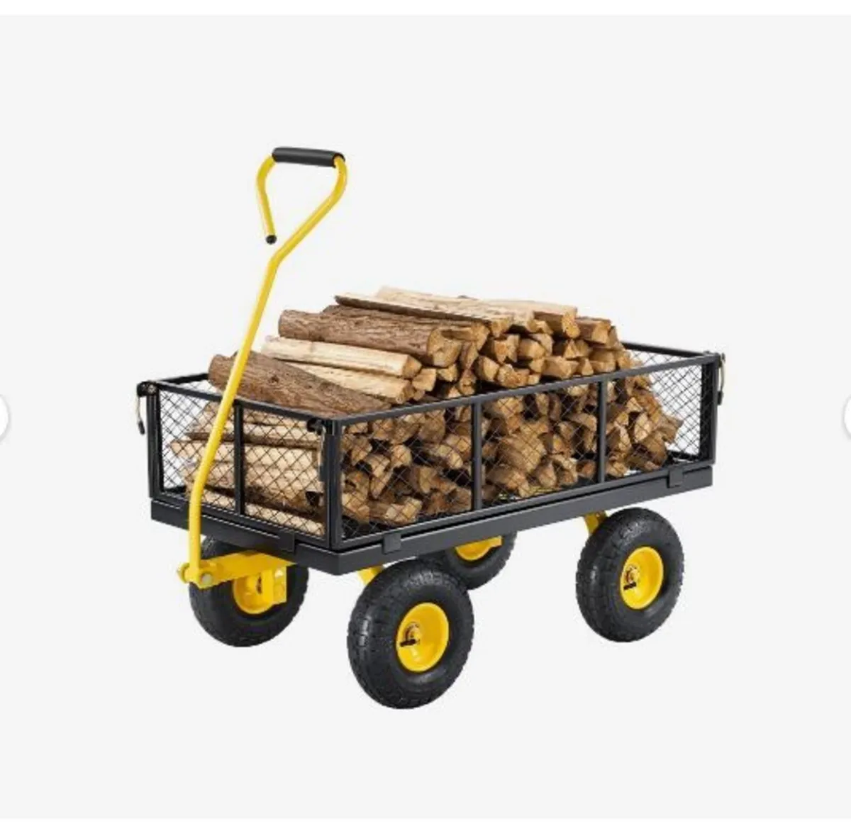 900 Lbs Heavy Duty Steel Garden Cart - Image 3