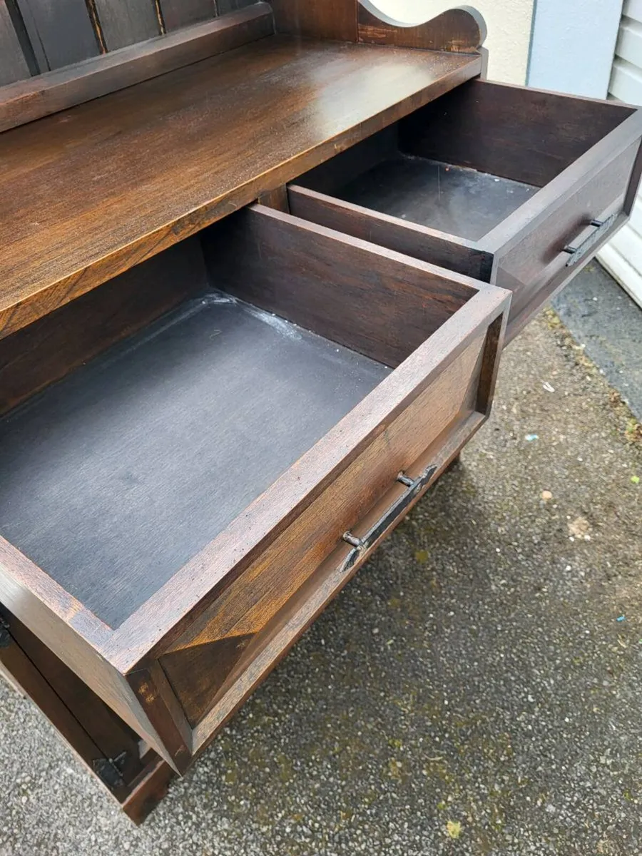 Tall Oak Dresser - Image 3