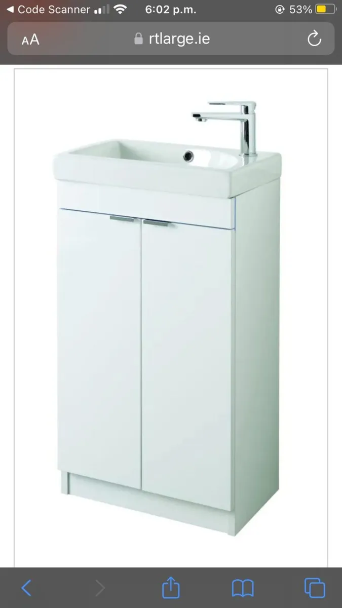 Bathroom Sink and Pedestal - Image 1