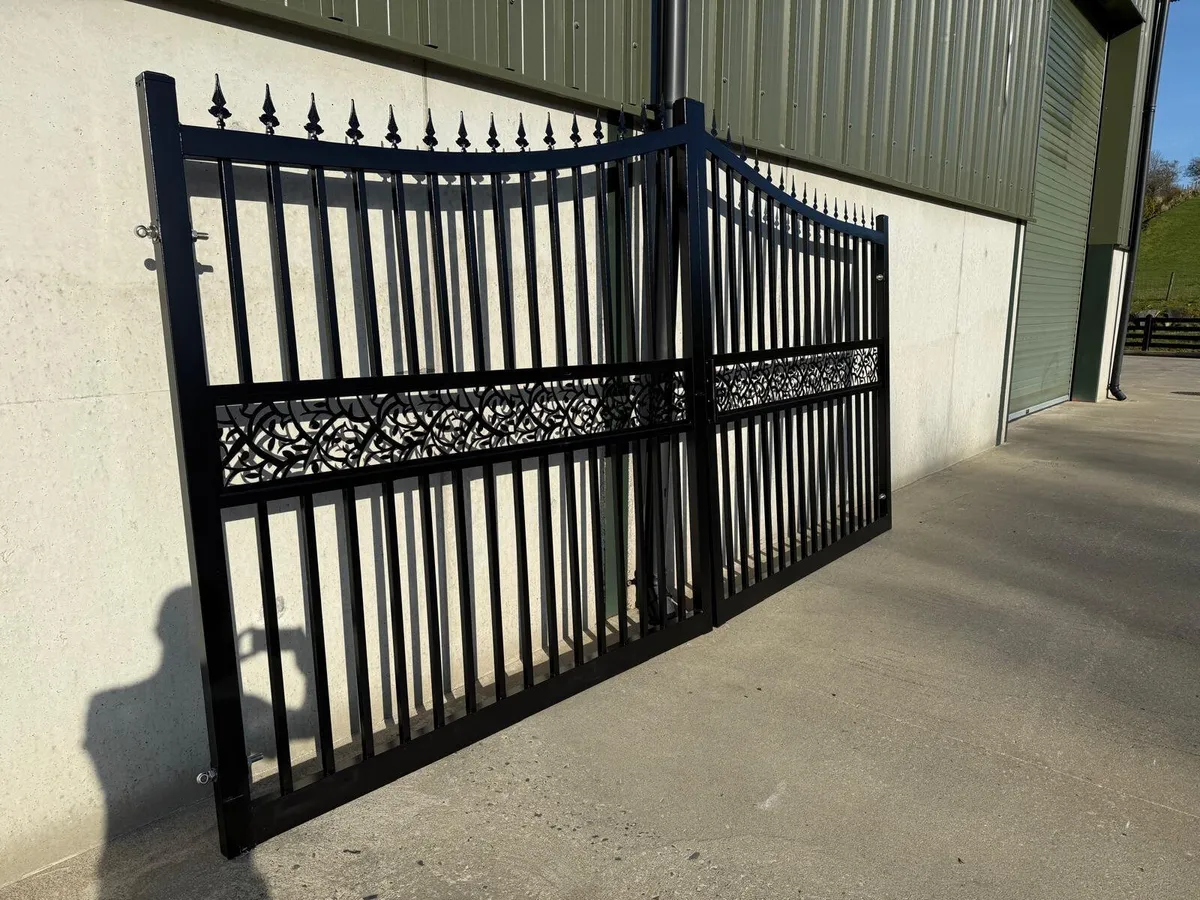 New 14ft Bi-Parting Iron Gates **Online Auction** - Image 3