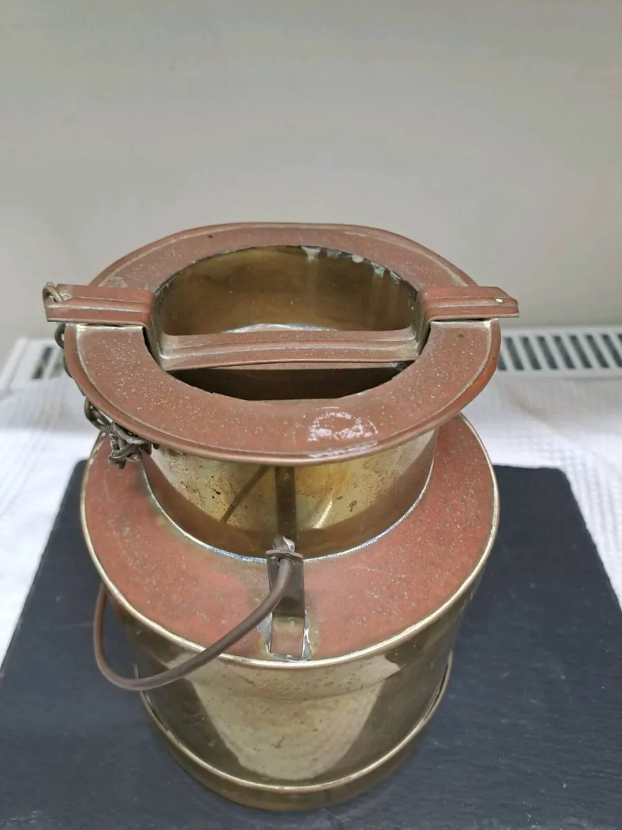 South African Vintage Brass Milk Churn Cream Can - Image 2