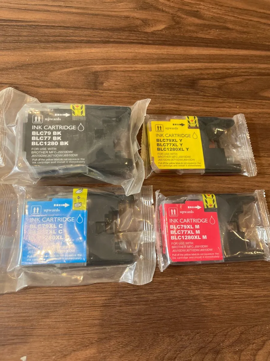 Set of compatible Brother LC-1280 Colour Ink - Image 2