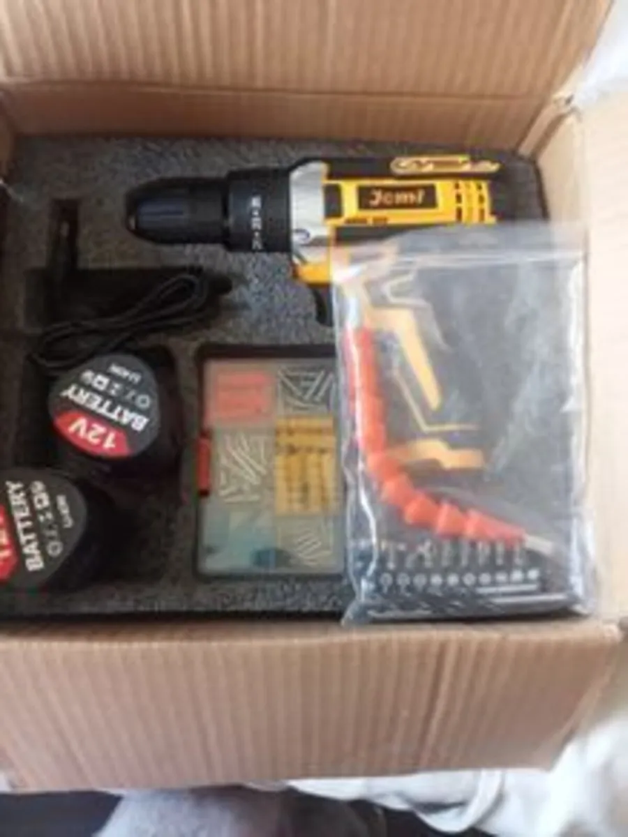 cordless drill set new