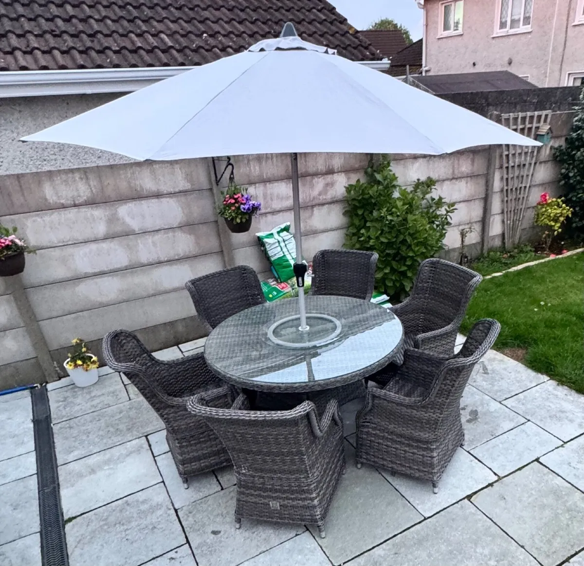 Maze Rattan Dining Set - Image 1