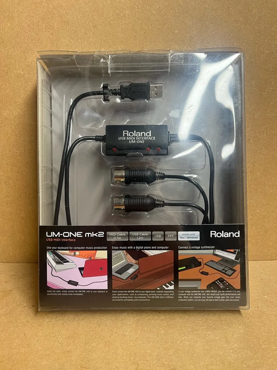 roland um-one mk2 USB MIDI Interface - Image 1