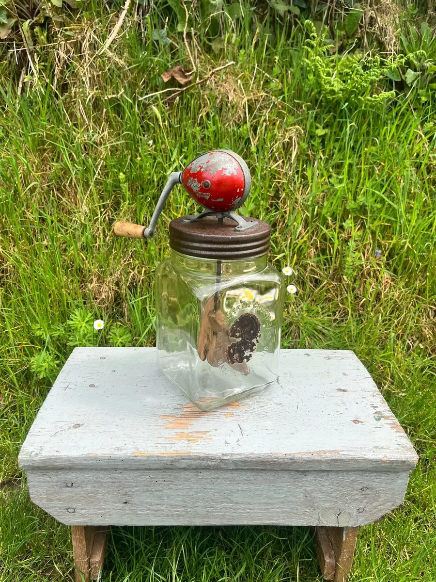 1930s Blow Butter Churn Made in England - Image 1