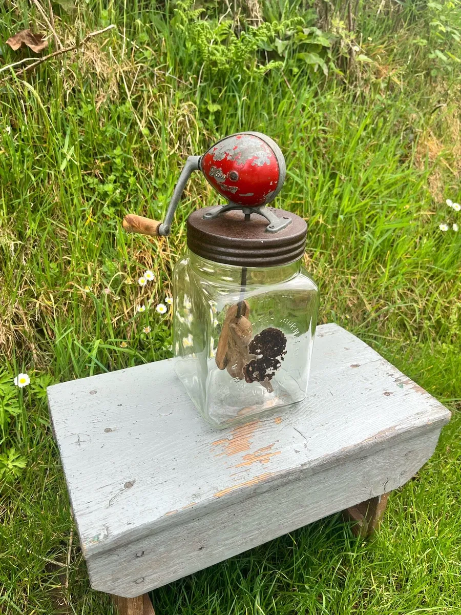 1930s Blow Butter Churn Made in England - Image 2